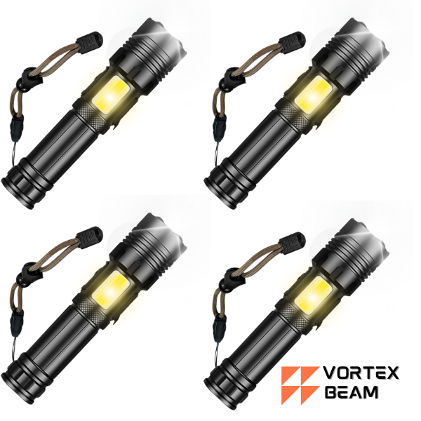 Set  of 4 Vortex Beam Flashlight