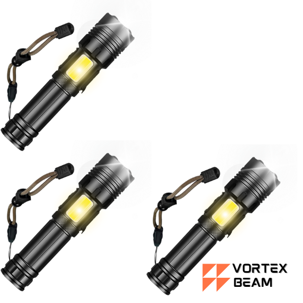 Set  of 3 Vortex Beam Flashlight