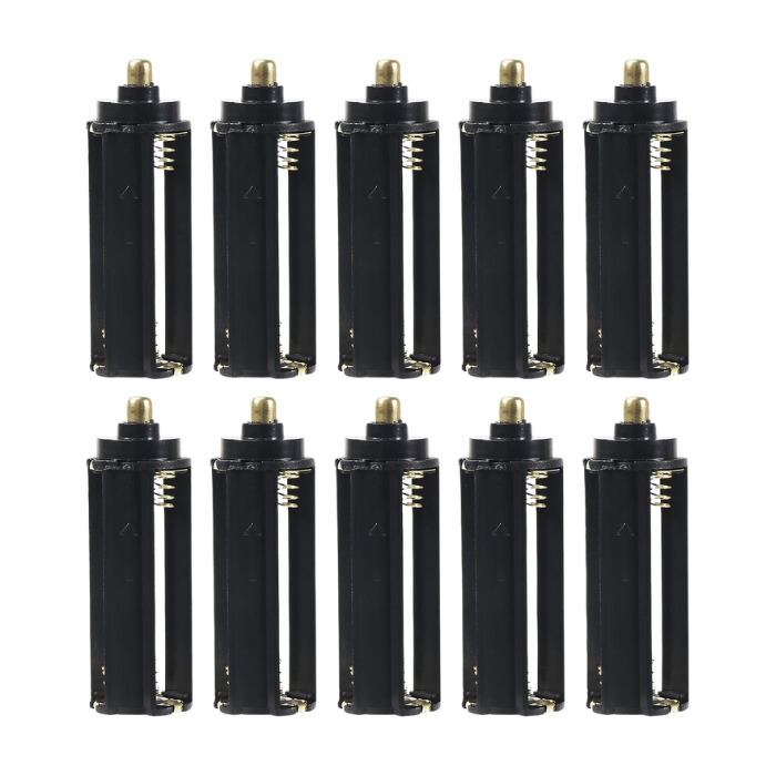 Set of 10 flashlight battery holders