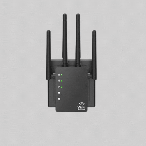 a Vortex WiFi 5 extender is emitting a signal.