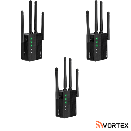Set of 3 Vortex Wifi5 Extender